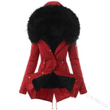 and winter new products cotton hooded slim warm zipper jacket