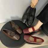 Temperament Ballet Mary Jane Women's Shoes 2025 Spring And Autumn Casual Small Leather