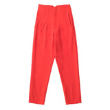 Fashionable Multi-Color Pendant High-Waisted Straight Harlan Casual Suit Trousers In Spring And Summer 2024-Outfit