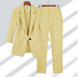 New Professional Casual Nine-Sleeve Suit Suit Women's