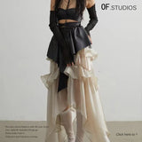 Spring And Summer New Bling Bling Tight Waist Fluffy Cake Skirt Individual Women's Wear Anti-Walking