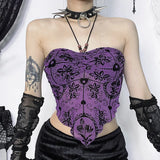 Summer New Sexy Hot Girl Blouse Temperament Slim Hanging Neck Flocking Sling With Chest Vest Girl-Outfit