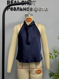 Summer New Silk Tatami Temperament Hanging Neck