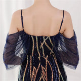 Sequin Strap Mermaid Long Evening