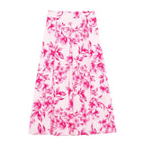 Printed Shirt 7484065 Flower Printed Flute Skirt 7484067 Set-Outfit