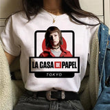 The House of Paper T Shirt New Money Heist Women La Casa De Papel Tshirt Funny Top Tee Fashion Female Clothes