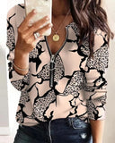 Spring And Summer New Women's Explosive Ebay Zipper Commuting Long-Sleeved