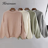 Candy Color Sweaters Women 2020 Autumn Winter Korean Crop Knitted Pullovers Soft Warm Solid Cashmere Female