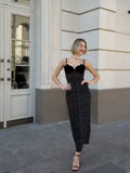 Spring Summer New Hot Selling Color Close Waist Wave Point Printing Dress