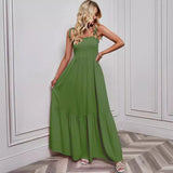 Shooting 2026 Spring And Summer Sexy Fine Strapping Holiday Beach Long Skirt Swing