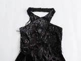 New Tassel Beads Decorated With Neckline Jumpsuits 0387167-Outfit