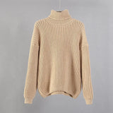 Turtle Neck Sweater Women 2020 New Korean Elegant Solid Cashmere Soft Oversized Thick Warm Female Pullovers