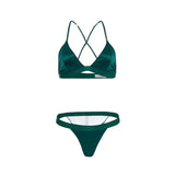 Summer Sexy Ultra-thin Bra Set French Silk Bralette Unlined 3/4 Cup Women Underwear Simple Comfortable Push Up
