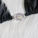 Bikini Halter Solid Diamonds Two Piece