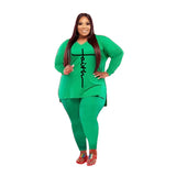 Size Sets Fall Clothes for Women Two Piece Outfits Loose Top Pants Casual Tracksuit Jogging Suits Wholesale