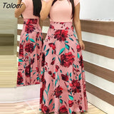 New Fashion Tunic Maxi Dress 2018 Summer Long Dress Floral Print Boho Beach Dress Women Party Dress Vestidos de
