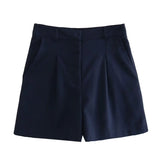 Vest 9929321 High Waist Casual Shorts 9929221 Suit-Outfit