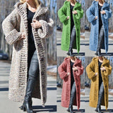 Toloer Women's Wishebay New Cardigan And Thick Knit Long