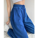 Sweatpants For Women Summer Baggy Pants High Waist Jogger Wide Leg Trousers Spring Women's Sports Pants Summer Sweatpants-Outfit