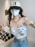 Girls Sling Women's Summer New Pure Desired Sexous Breast Color With Heart High-Rise Sleeveless