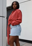 Sexy Deep-V Irregular Cropped