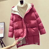 Winter Women Jacket Coats Parkas Women Down Cotton Hooded Overcoat Thick Warm Plus size Female Long Cotton Padded