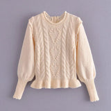 Two Piece Sets Women Long Sleeve O Neck Knitted Pullover Sweaters Tops Bohemian Mini Skirt Chic Beach Vacation Women
