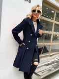 Autumn And Winter New Long Haired Women's Coat Ebay Large-Size Coat Wish Double