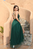 Station Sexy New Forked Design Sequins Sling Net Dress Long Dress-Outfit