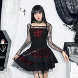 Summer New Sexy Hot Girl Blouse Women's Dress Dark Fashion Five-Pointed Star Suspenders Vest Girl-Outfit