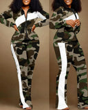 Autumn And Winter Independent Station Printing Trend Fashion Women's Wear 2-Piece Set From Stock-Outfit