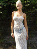 Hottie Niche Lace Perspective Sling Skirt Exploding Fashion Showback