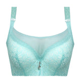 Size Bras for Women Full Coverage Lace Brassiere Push Up Sexy Underwear C / D Cup