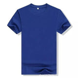 New Men Solid Color T Shirt Mens T-shirts Summer Skateboard Boy Tee Multi Color Casual Tops Simple