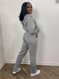 Blank Hoody 2 Piece Pants Set