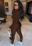 Hooded Cropped Top and Tight Legging