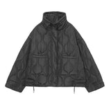 New Casual Loose-Fitting Lingidical Collar Long-Sleeved Cotton Jacket