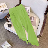 Suit Suit Pants Women Straight Loose 2025 New Spring And Autumn Leisure Wide Legs Commute Black