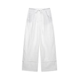Homemade New Women's Classic Pure Linen Wide Legs