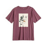 Gothic Graphic T Shirt Women 2021 Summer New Oversized Cotton Tees Casual Aesthetic Character Printed O Neck
