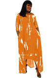 Casual Print Irregular Long