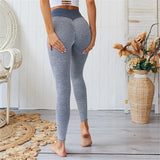 High Waist Seamless Leggings Female Workout Breathable Skinny Leggins Solid Sexy Push Up Leggings Women Fitness