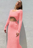 Knitting Cut Out Decent Long