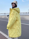 Winter Thicken Female Warm Parkas Long Jacket Snow Coat Women Casual Loose Puffer Big Pocket Hooded Coat Jackets