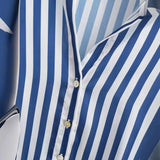 New Casual Loose Silk Satin Satin Sag Shirt 2197745-Outfit