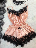 Exploding Pajamas Simulation Silk Pyjamas Large-Size Home Underwear Pajamas Skirt