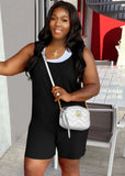 Sleeveless O-Neck Loose Fitting Casual