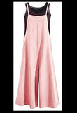 Summer High-Rise Broad-Legged Trousers Female New Students Loose Thin Casual Solid Color Simple