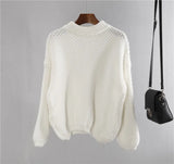 Candy Color Sweaters Women 2020 Autumn Winter Korean Crop Knitted Pullovers Soft Warm Solid Cashmere Female