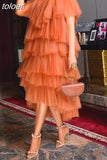Patchwork Lace Plain Dress For Women O Neck Flying Sleeve High Waist Straight Long Dresses Female 2023 Summer